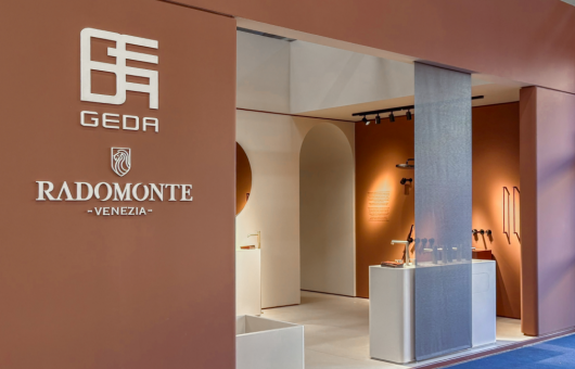 Water leaves its mark | GEDA x Radomonte at Cersaie 2026