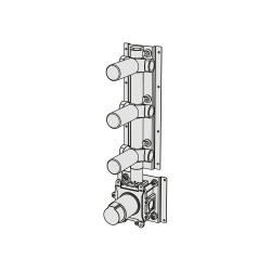 Thermostatic with 3-way manifold