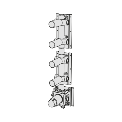 Thermostatic with 4-way manifold
