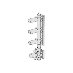 Thermostatic with 3-way manifold