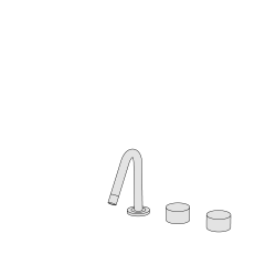 3-hole basin tap