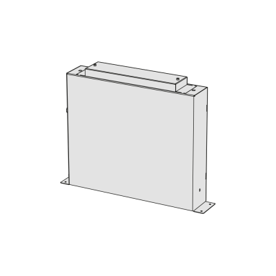 Built-in box for 3-hole bath group