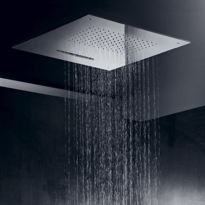 Ceiling shower plates